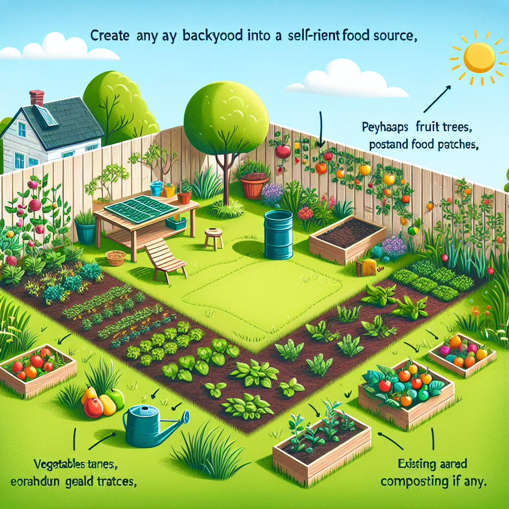 How to Turn Any Backyard Into a Self-Reliant Food Source