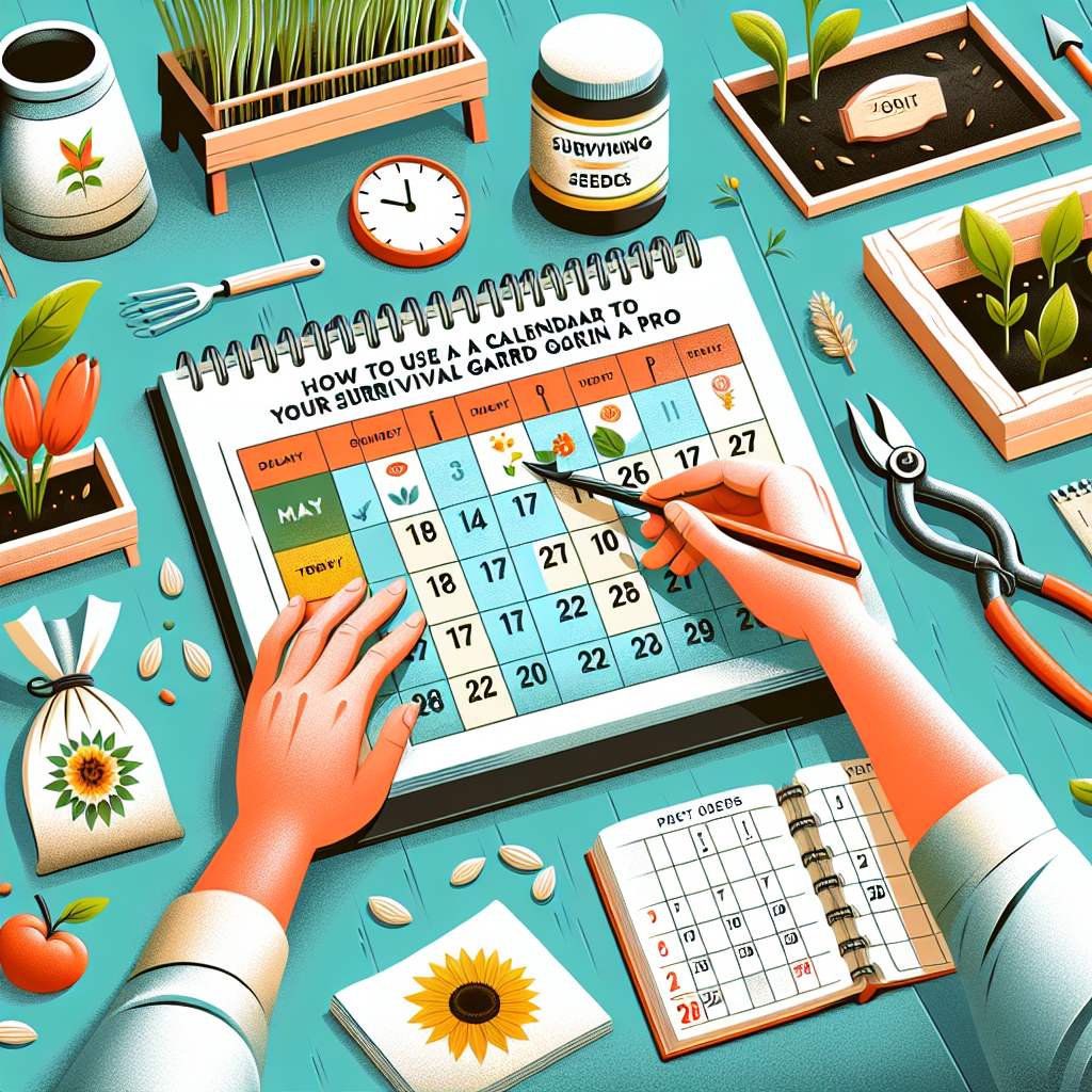 How to Use a Calendar to Plan Your Survival Garden Like a Pro